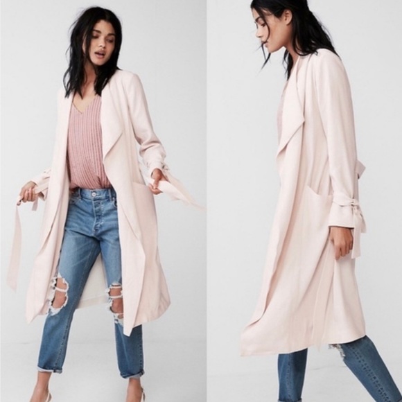 express soft trench coat